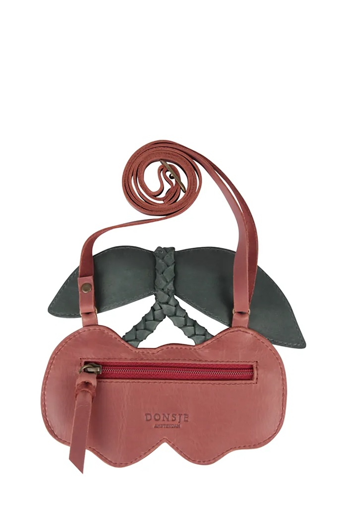 Дівчинка Дитяча шкіряна сумочка Donsje Nanoe Fruit Purse Cherry 5009012 червоний