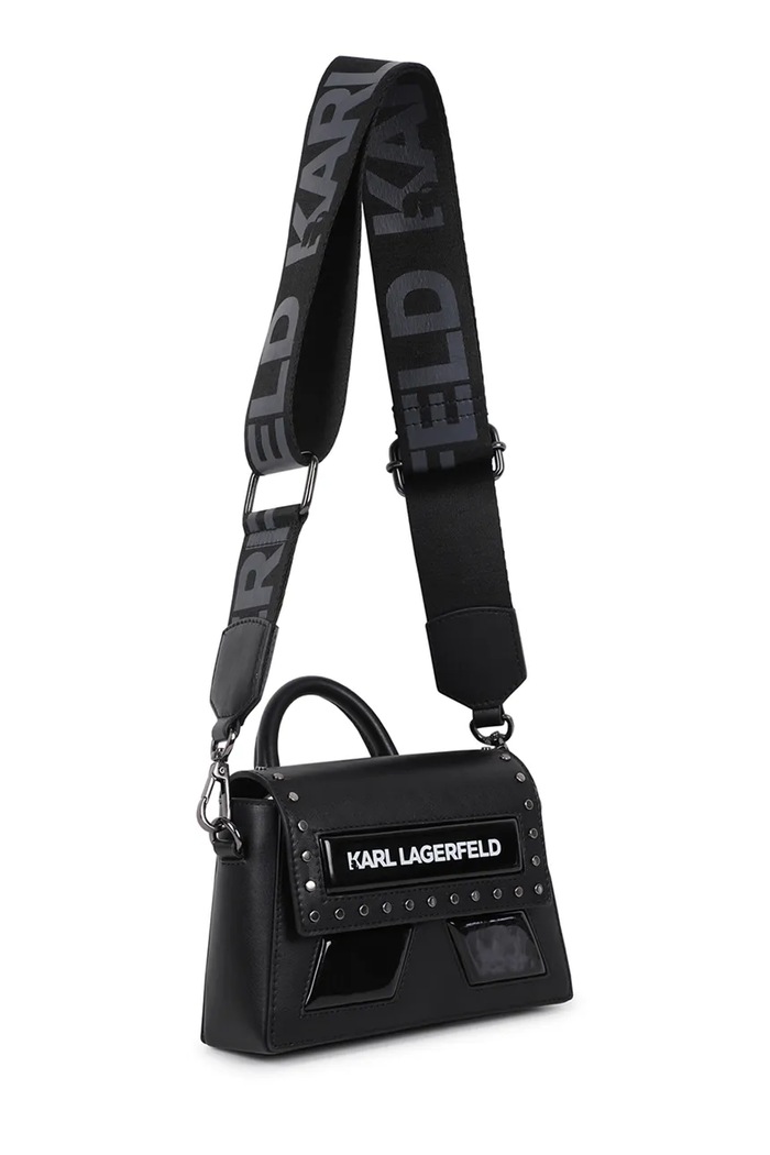 Karl Lagerfeld crossbody kabelka detská Z31214 čierna SS26