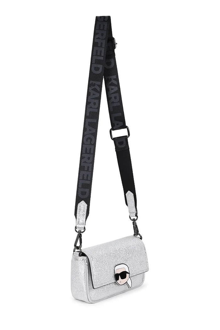 Detská kabelka Karl Lagerfeld Z31218 strieborná SS26
