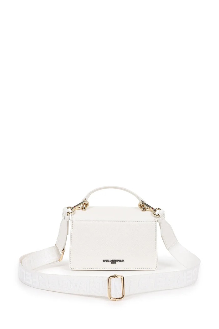 Karl Lagerfeld dětská taška z imitace kůže Z31212 bílá SS26
