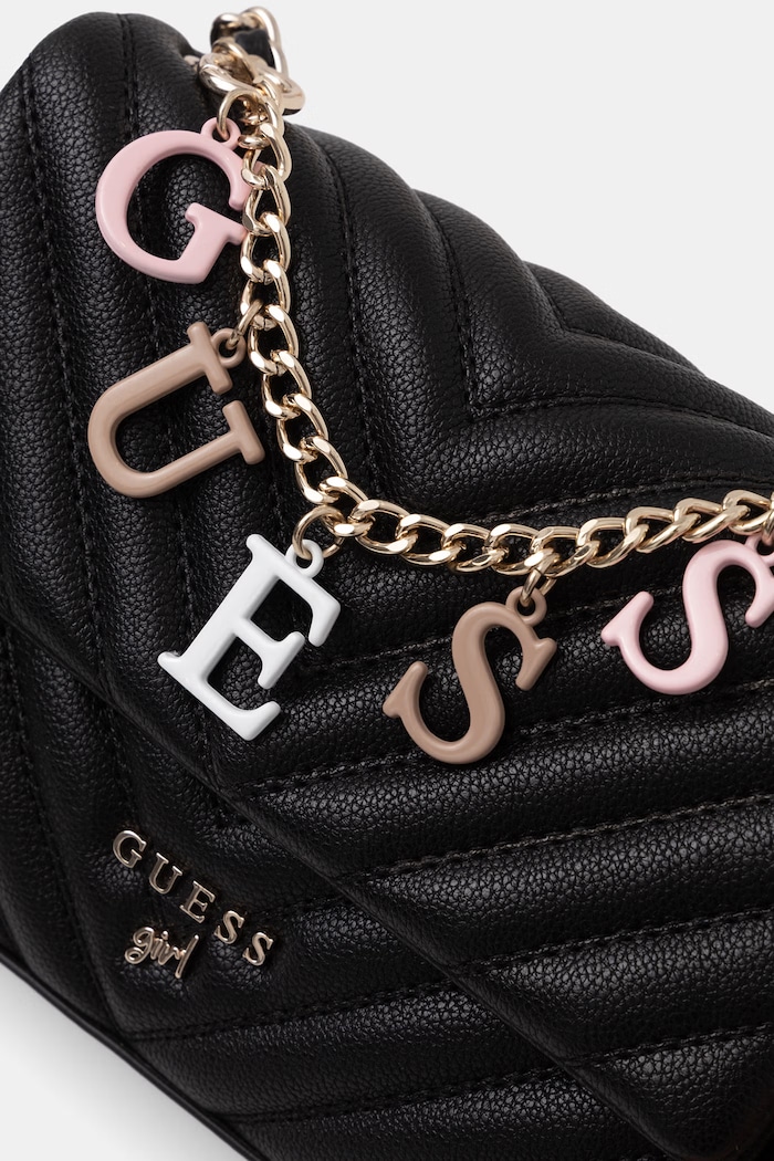 Guess geantă crossbody pentru copii negru J4YZ45.WFZL0.PPY2.M