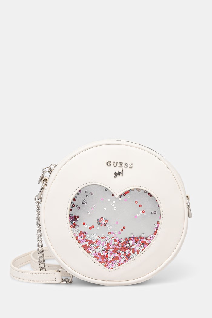 Detská crossbody kabelka Guess biela J6GZ08.WH7G0.PPY2.M