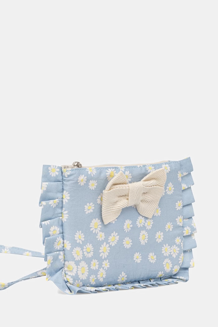 United Colors of Benetton torebka crossbody dziecięca bawełniana 6W20RY003.P.Stagionale niebieski SS26