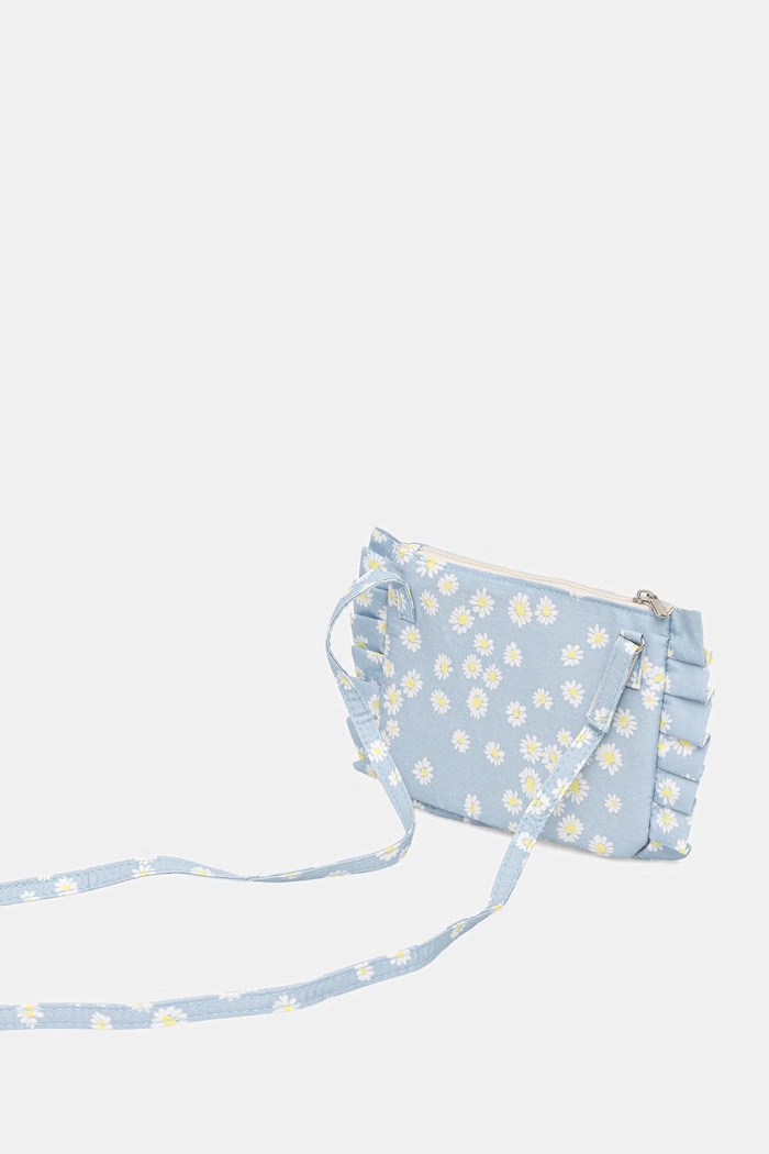 Dziewczynka United Colors of Benetton torebka crossbody dziecięca bawełniana 6W20RY003.P.Stagionale niebieski