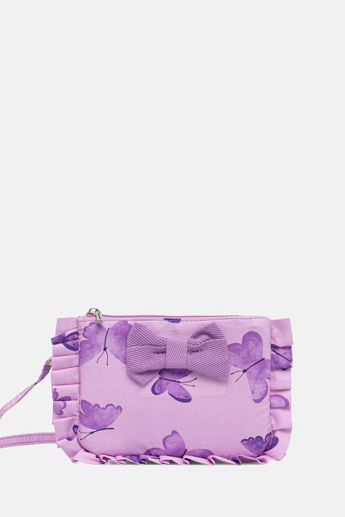 United Colors of Benetton torebka crossbody dziecięca bawełniana fioletowy 6W20RY003.P.Stagionale