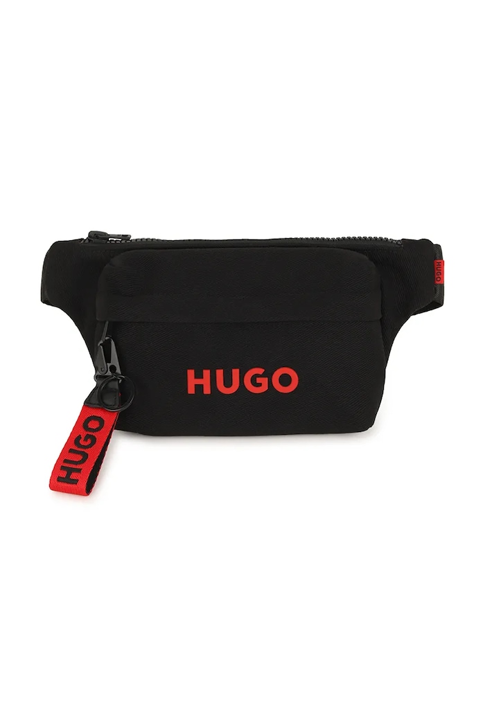 HUGO nerka dziecięca tekstylny czarny G01175