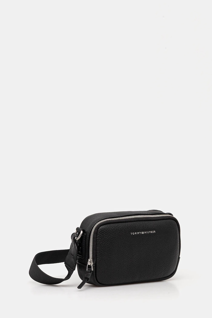 Tommy Hilfiger pochette in pelle AM0AM14022 nero SS26