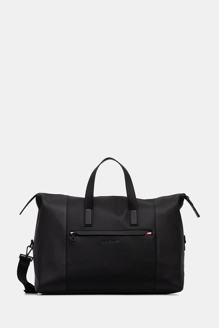 Taška Tommy Hilfiger hladký černá AM0AM14044