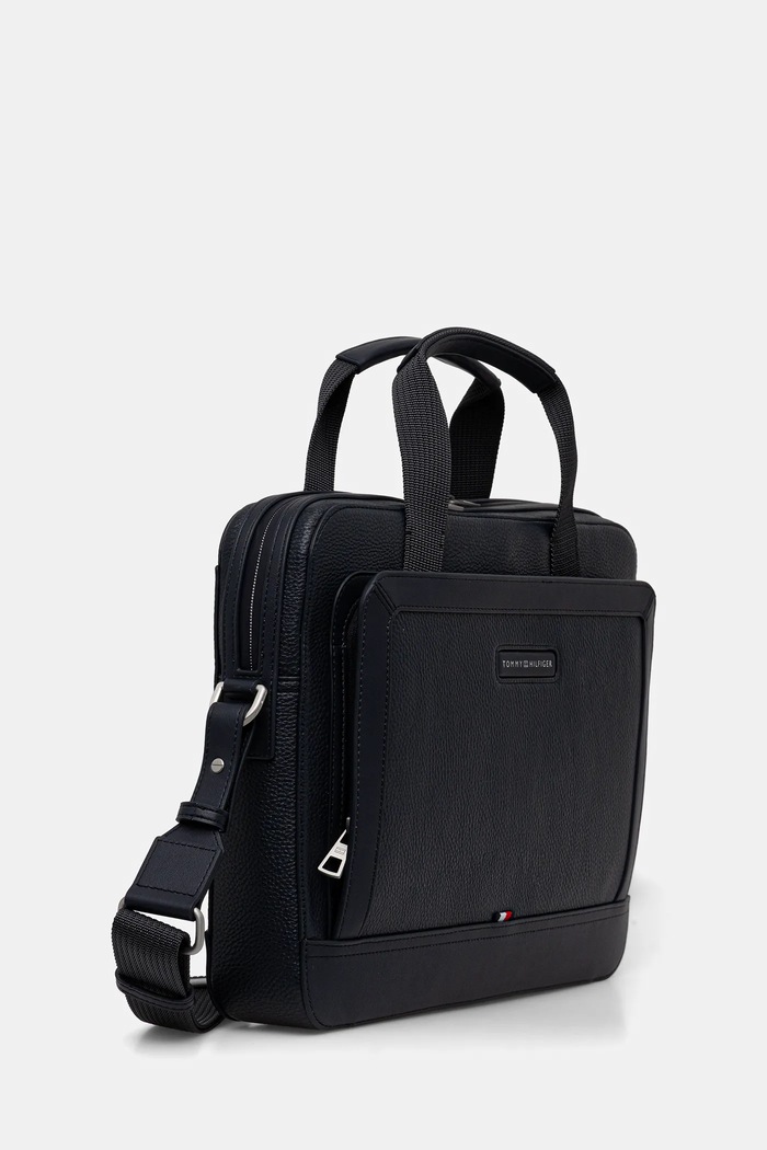 Tommy Hilfiger geantă 37 x 26 x 6 cm AM0AM13987 bleumarin SS26