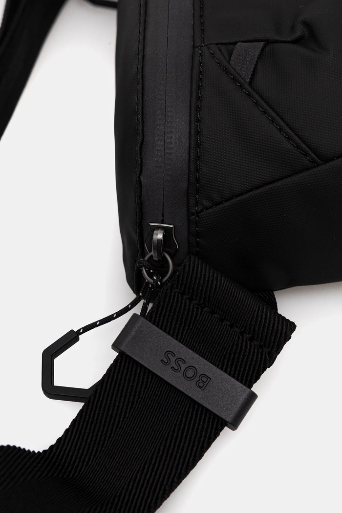 Чанта за кръст BOSS Stenson_Bumbag черен 50558374