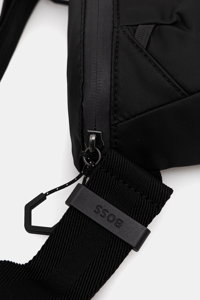 Чанта за кръст BOSS Stenson_Bumbag черен 50558374