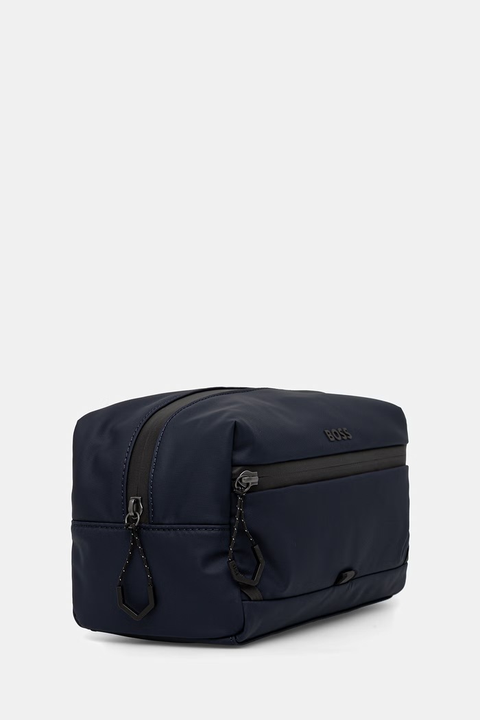 BOSS trusă cosmetică pentru bărbați Stenson_Washbag 50558375 bleumarin SS26