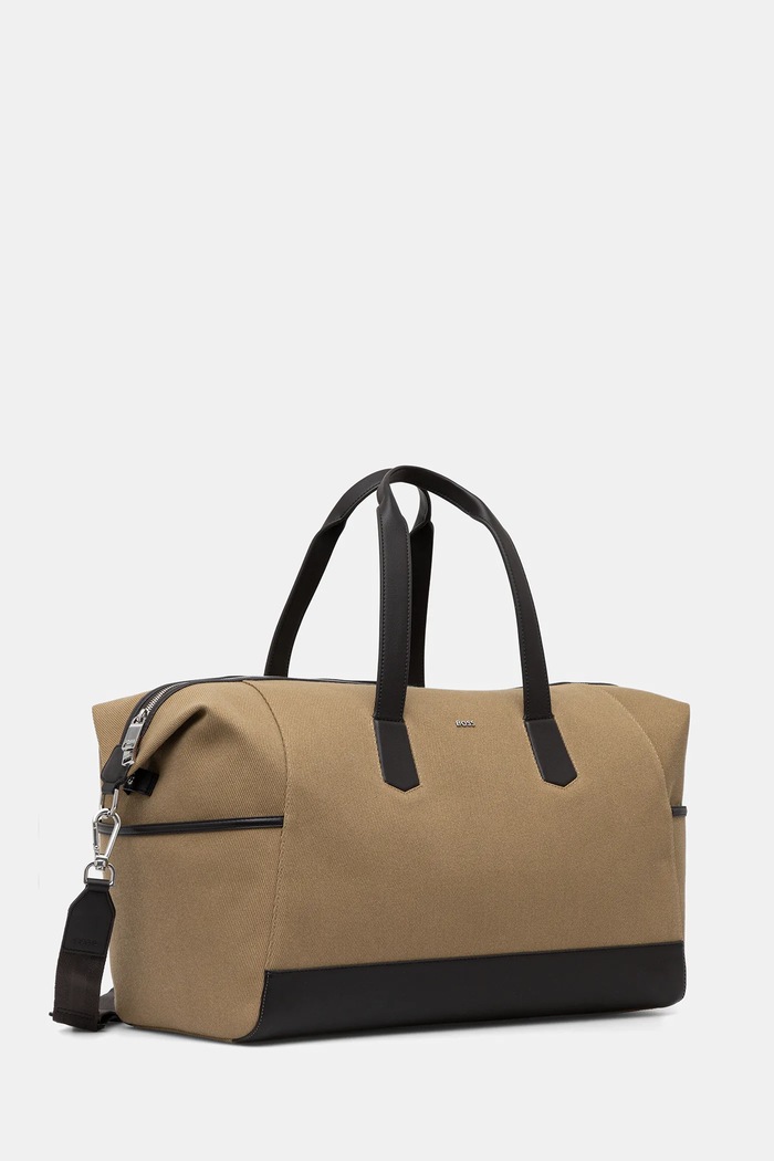 Taška BOSS Dakkar_Holdall 50558392 béžová SS26