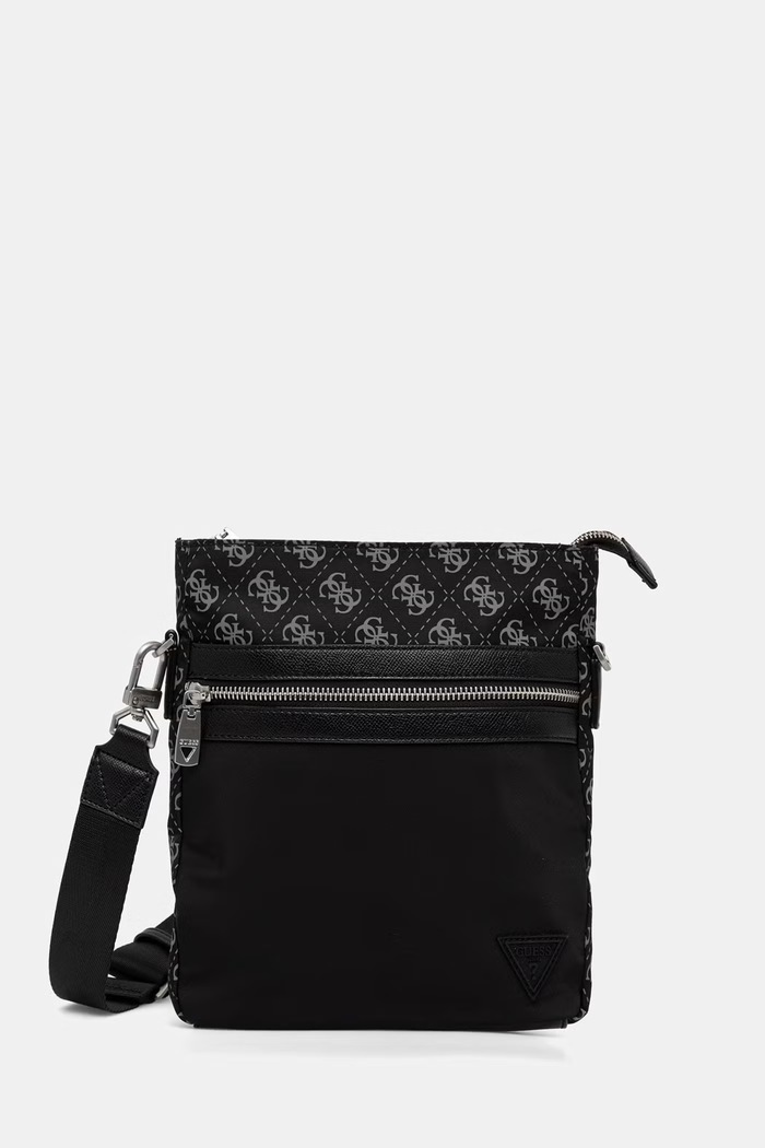Guess borsetă de bărbați BERLIN negru HMBENP.P6123