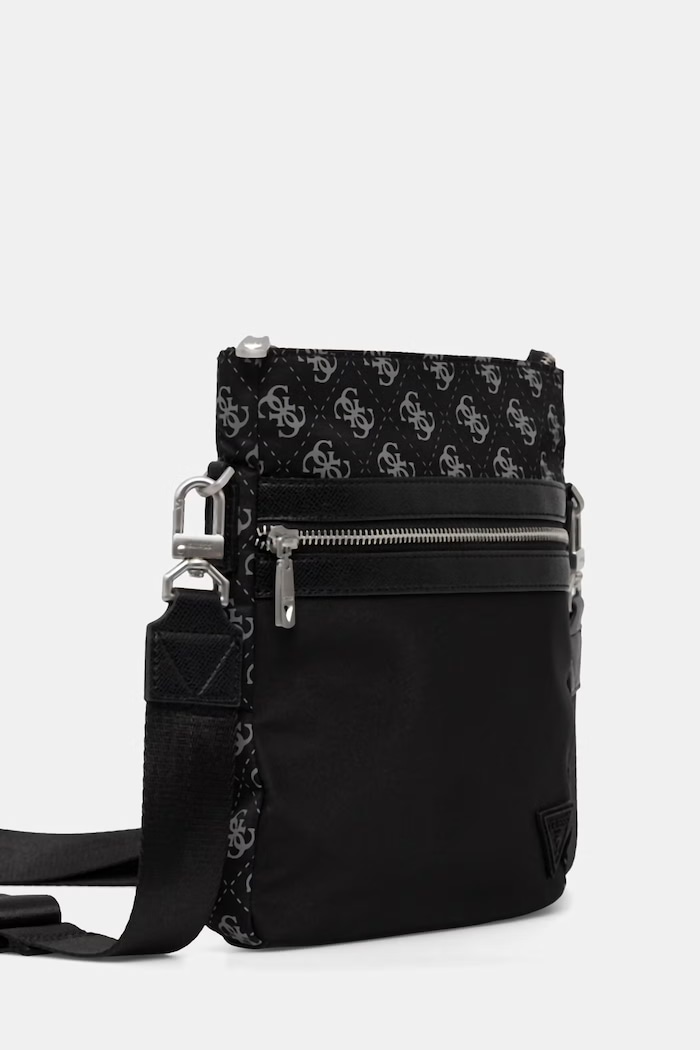 Guess borsetă de bărbați BERLIN HMBENP.P6123 negru SS26