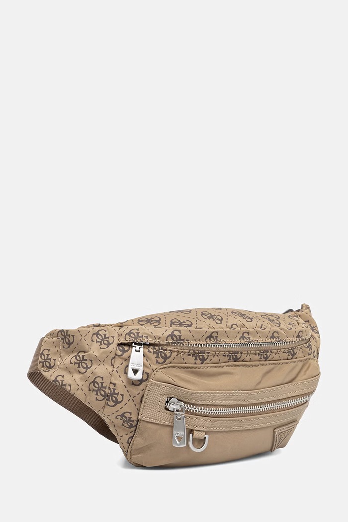 Τσάντα φάκελος Guess BERLIN HMBENP.P6156 καφέ SS26