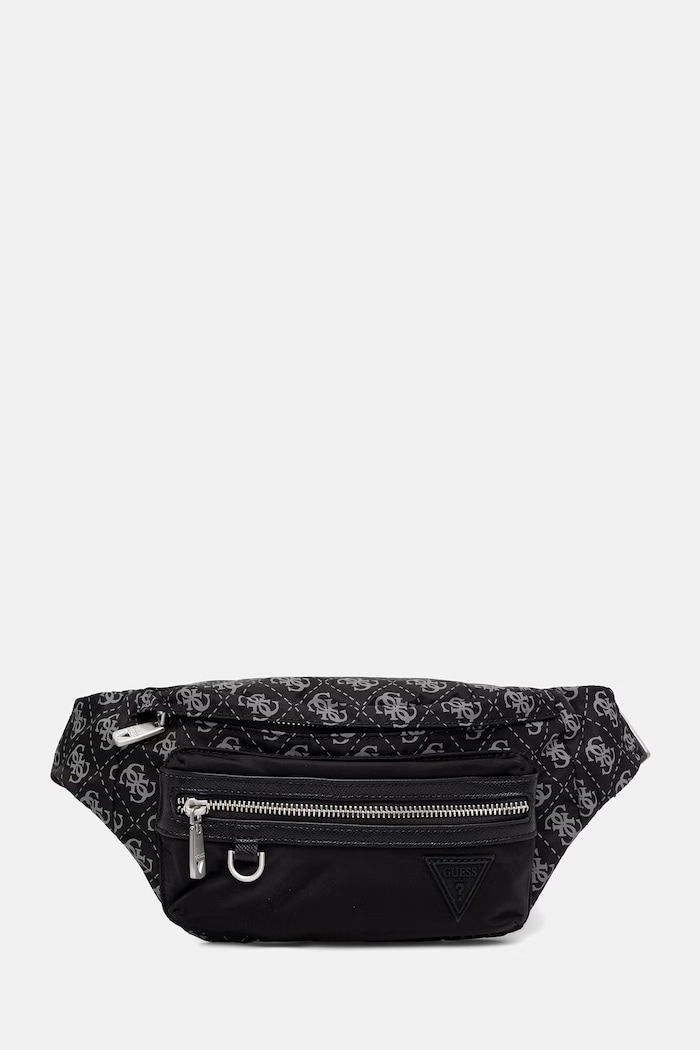 Torba oko struka Guess BERLIN premalo za format A4 crna HMBENP.P6156