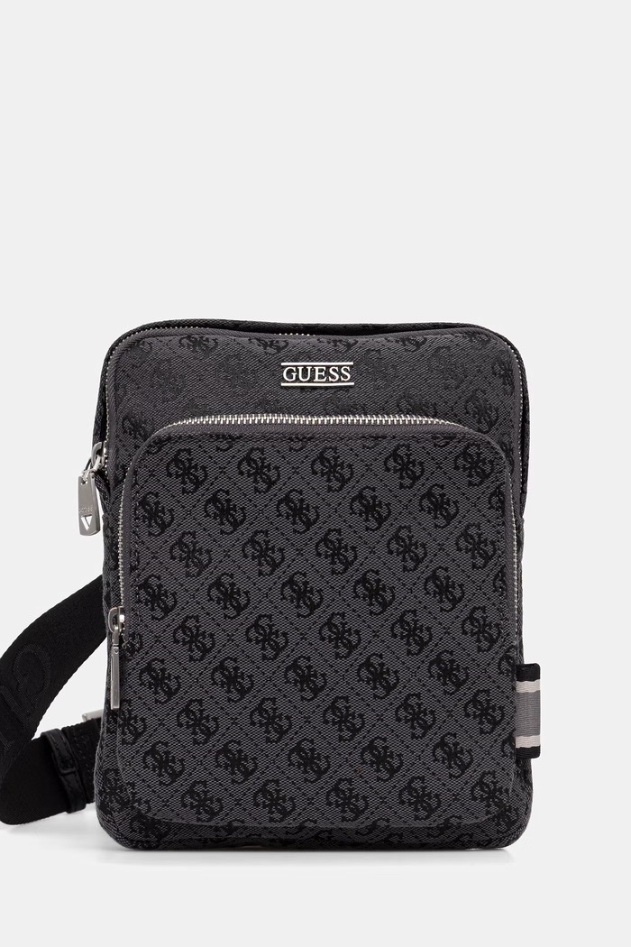 Guess vrecko pánske BOSTON vzorovaný sivá HMBOST.P6123