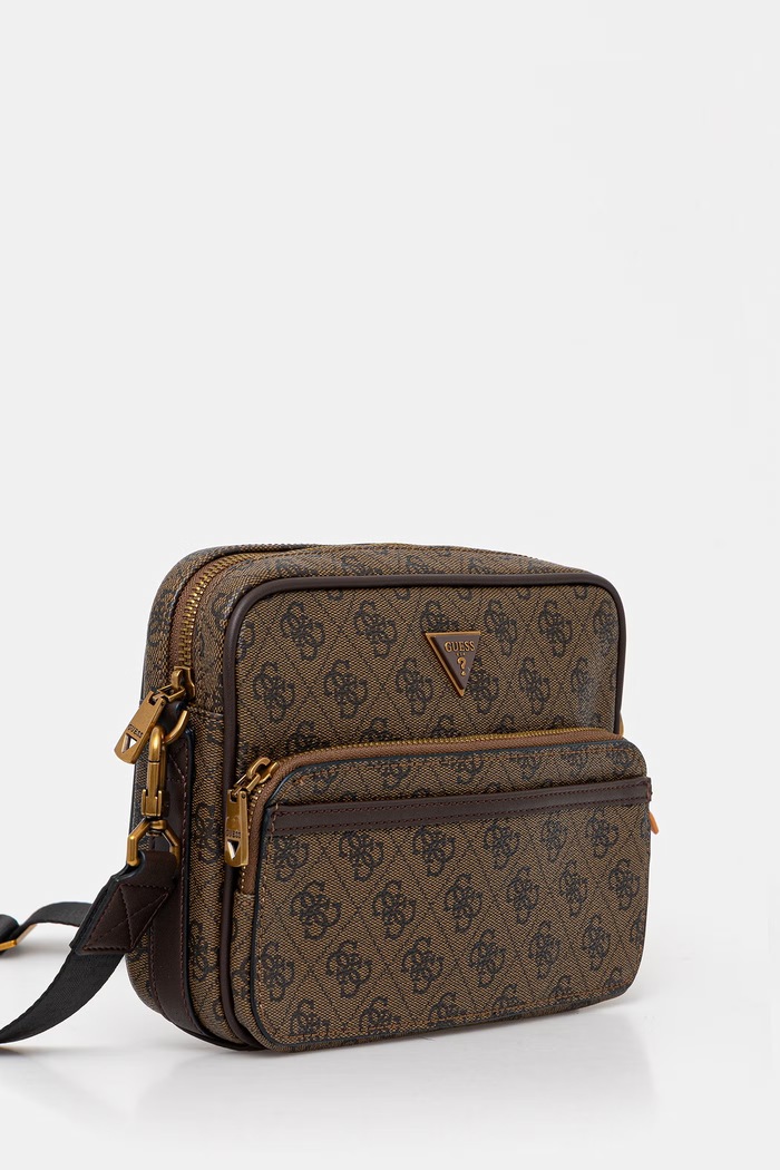 Guess torbica moška iz umetnega usnja MILANO HMMILO.P5422 rjava SS26