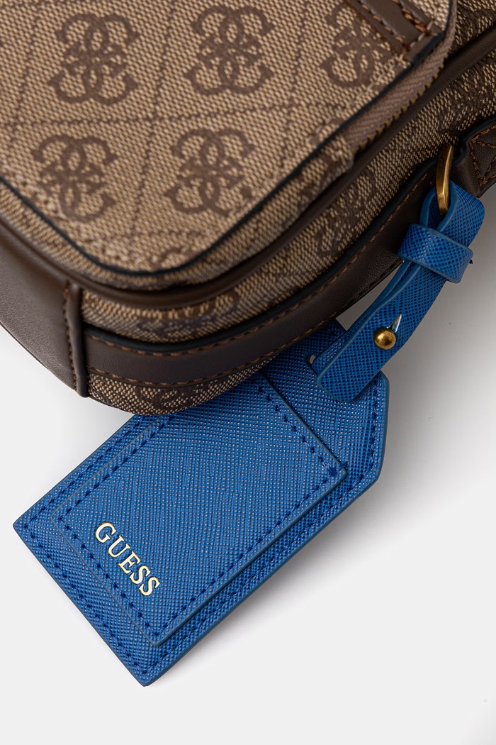 Guess torbica moška iz umetnega usnja MILANO rjava HMMILO.P5422