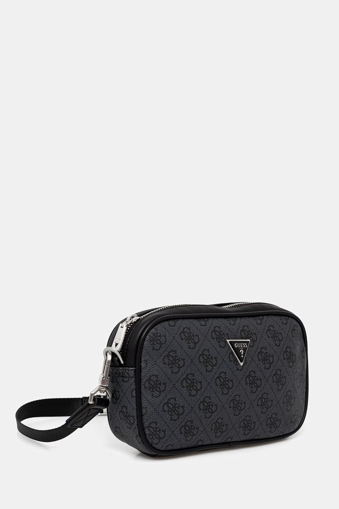 Torbica za okoli pasu Guess MILANO HMMILO.P6150 siva SS26