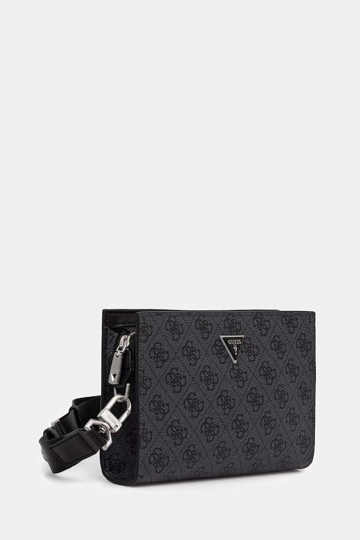 Guess φάκελος ανδρικός από απομίμηση δέρματος MILANO HMMILO.P6157 γκρί SS26