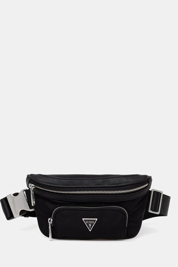 Torba oko struka Guess MILANO premalo za format A4 crna HMMINY.P6131