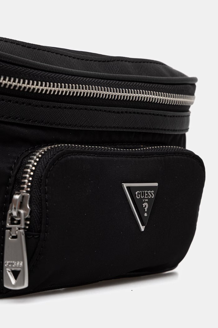Torba oko struka Guess MILANO crna HMMINY.P6131