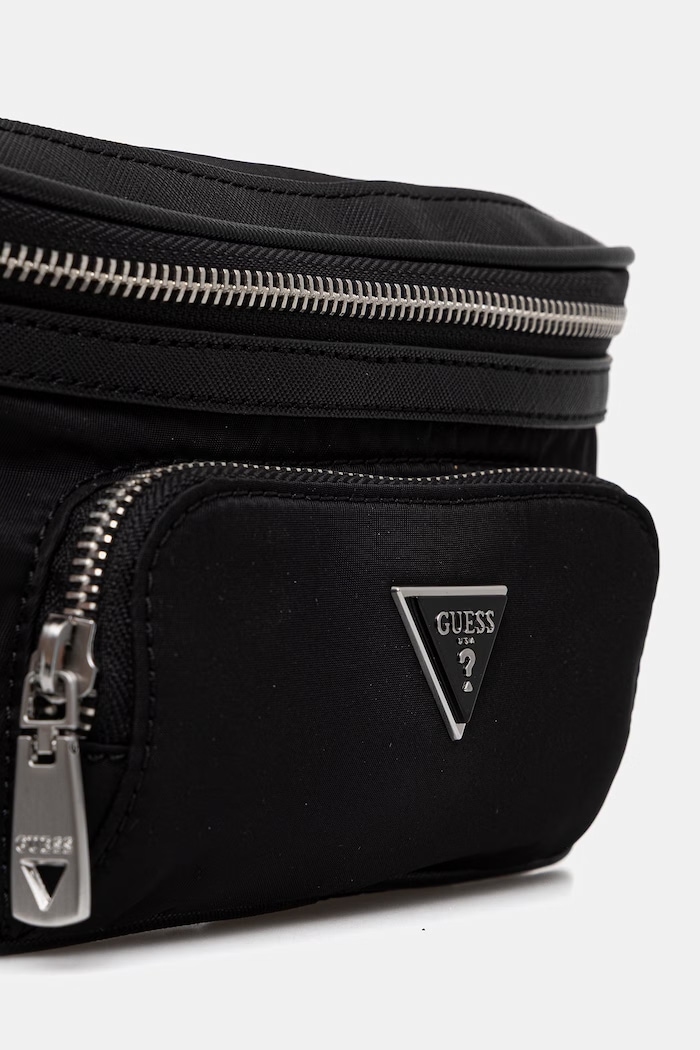 Torba oko struka Guess MILANO crna HMMINY.P6131