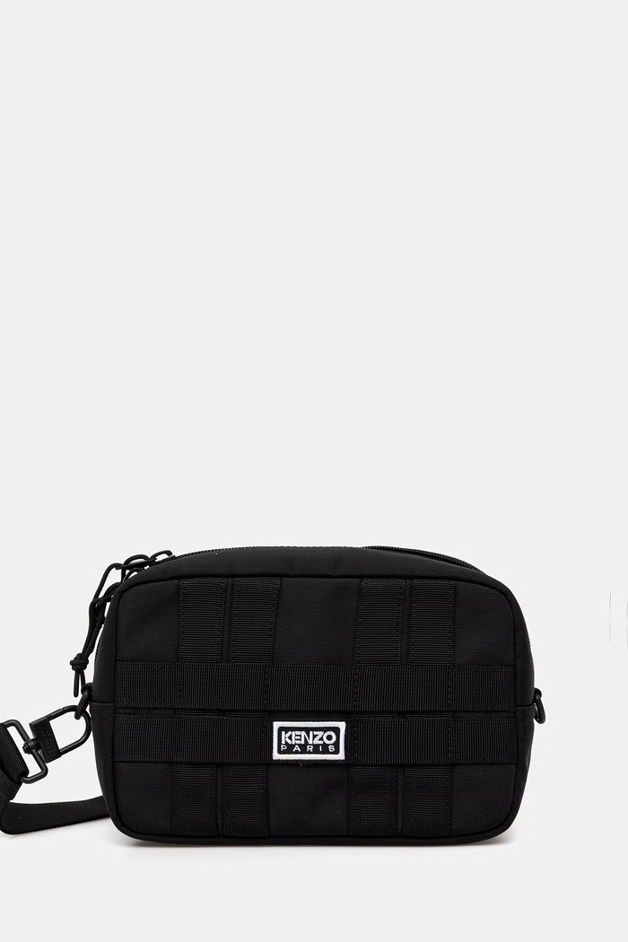 Torbica za okoli pasu Kenzo Tekstil črna FG55SA228F20