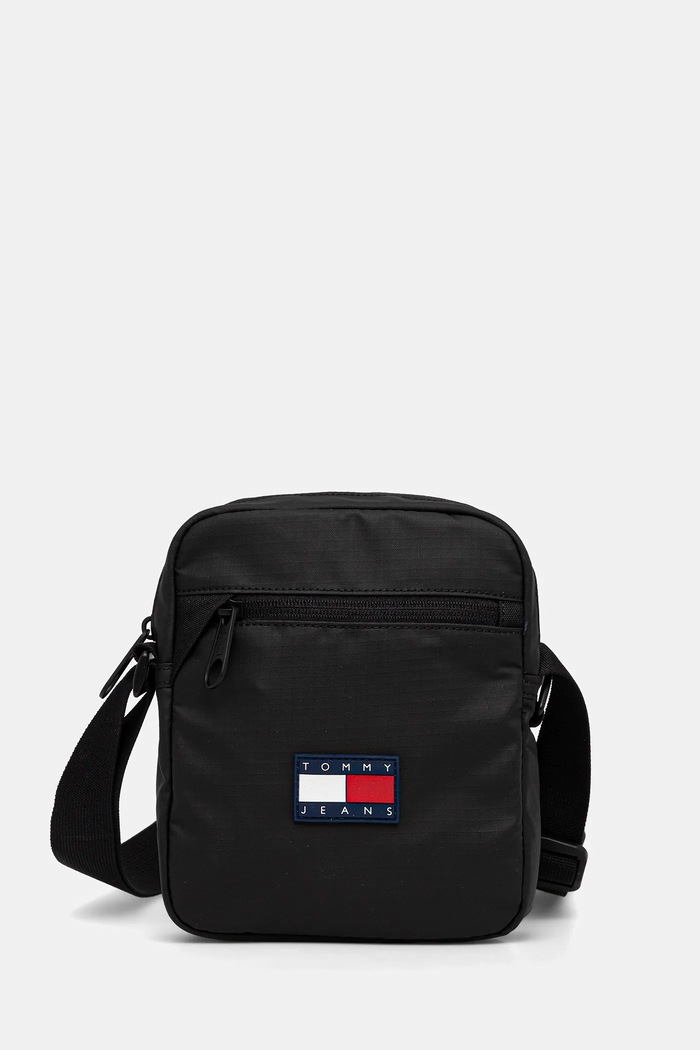 Σακίδιο Tommy Jeans υφασμάτινο μαύρο AM0AM13881