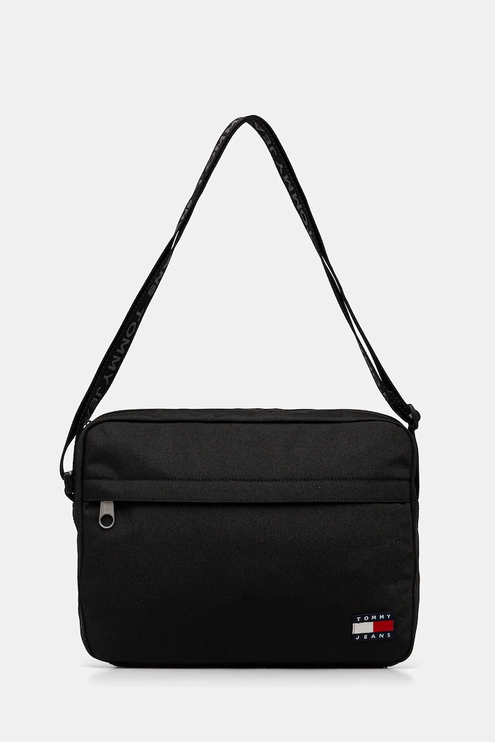 Torba za laptop Tommy Jeans bez uzorka crna AM0AM14075
