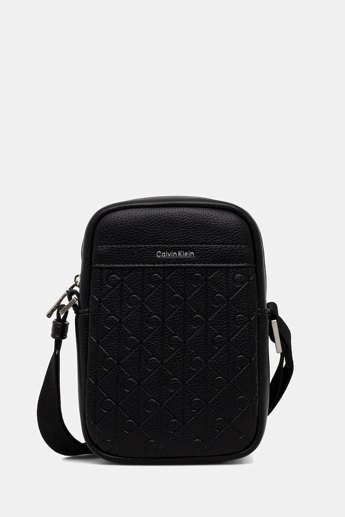 Taštička Calvin Klein nevejde se A4 černá LV04D3228G