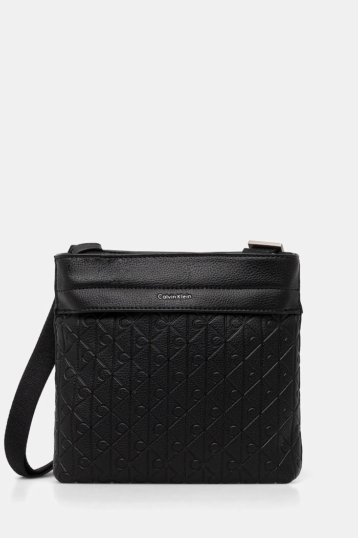 Taštička Calvin Klein nevejde se A4 černá LV04D3229G