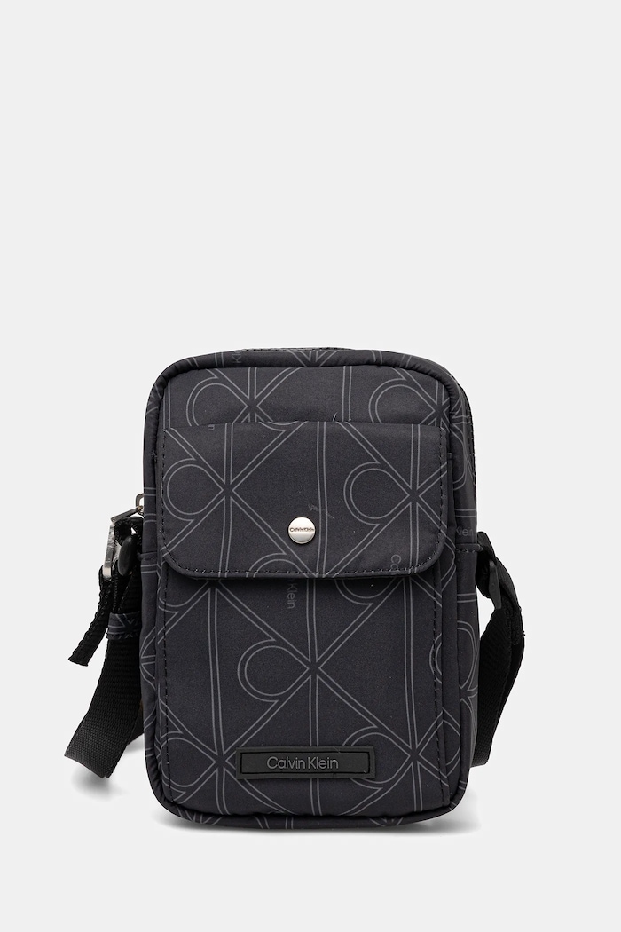Taštička Calvin Klein vzorovaný černá LV04D3230G