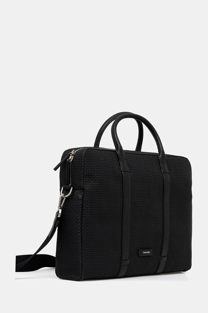 Torba za prenosnik Calvin Klein 40 x 28 x 7 cm LV04D3207G črna SS26
