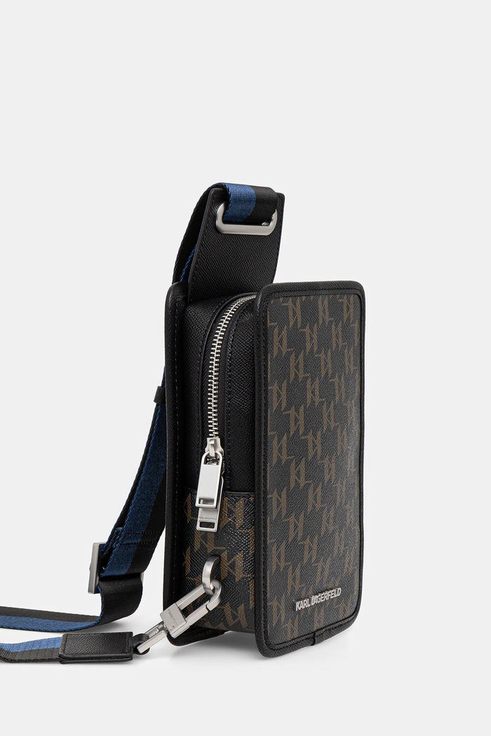 Σακίδιο Karl Lagerfeld K/MONOGRAM μαύρο B1M30230