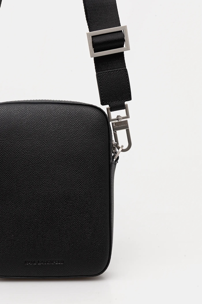 Δερμάτινο φακελάκι Karl Lagerfeld K/MONOGRAM μαύρο B1M30209