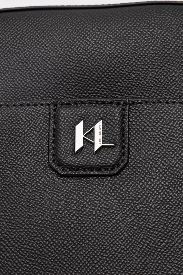 Δερμάτινο φακελάκι Karl Lagerfeld K/MONOGRAM B1M30209 μαύρο