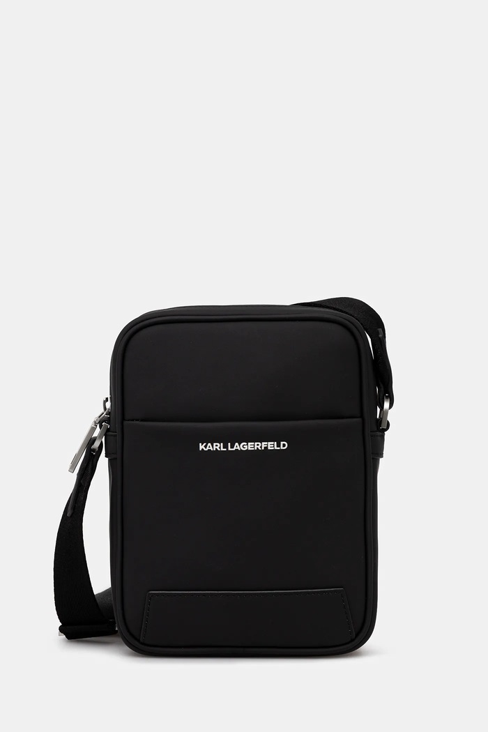 Malá taška Karl Lagerfeld KL ESSENTIAL jednofarebný čierna B1M30273