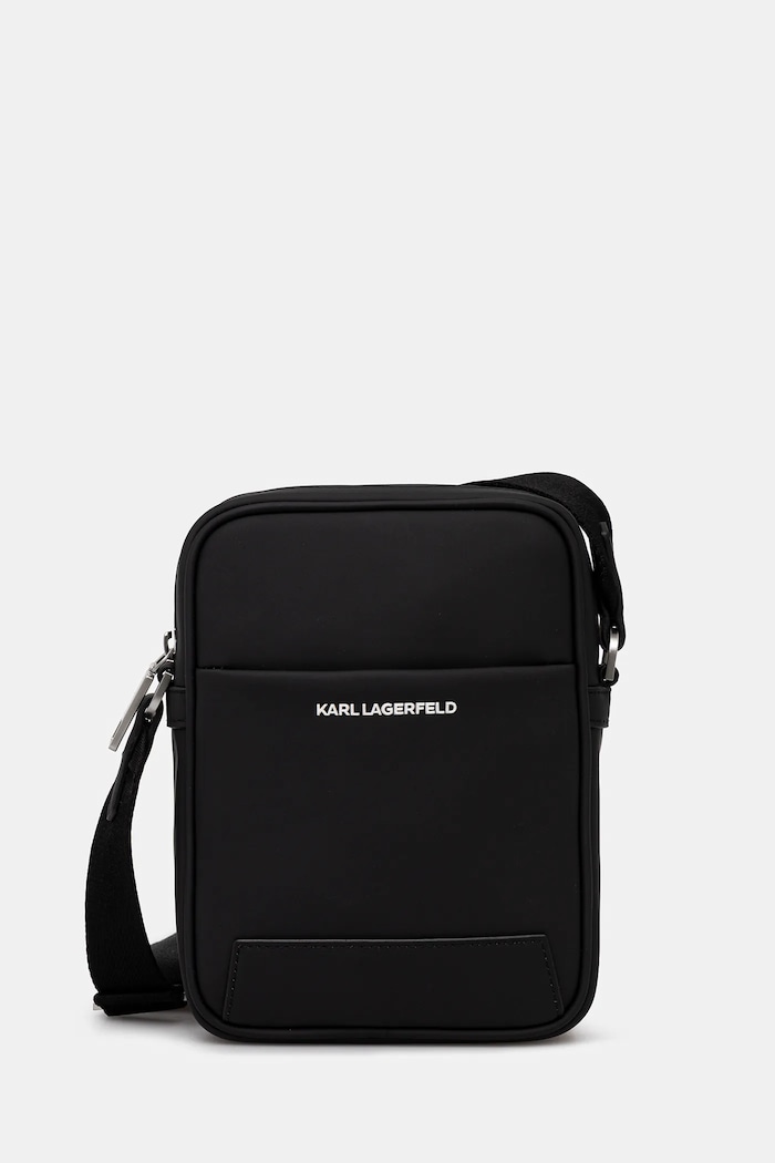Malá taška Karl Lagerfeld KL ESSENTIAL jednofarebný čierna B1M30273