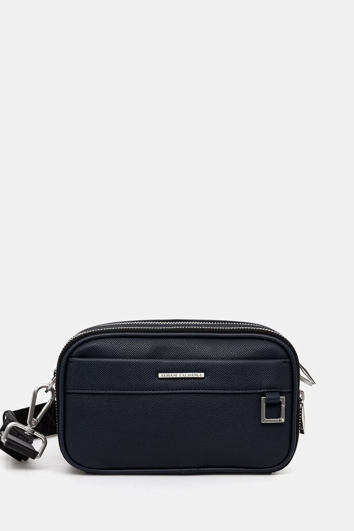 Armani Exchange torbica moška iz umetnega usnja mornarsko modra XM002038.AF19931