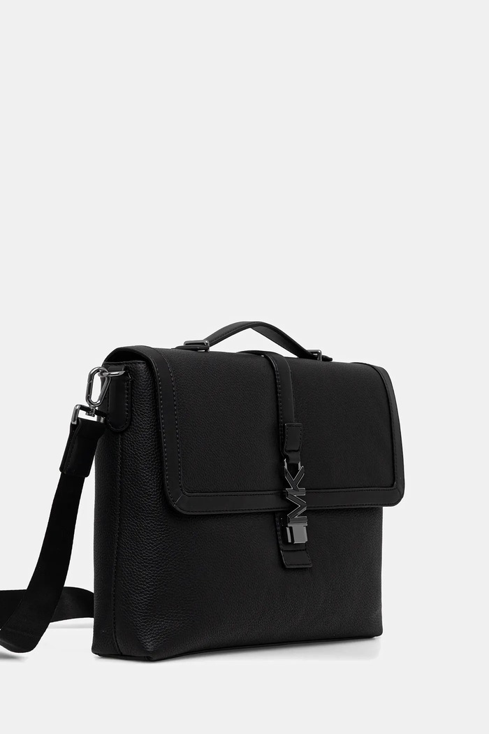 Kožená taška Michael Kors 33R6LHDA9L čierna SS26