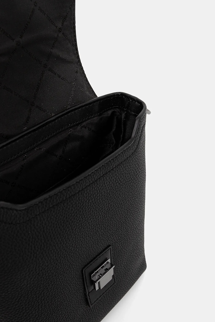Kožená taška Michael Kors 33R6LHDM8L čierna