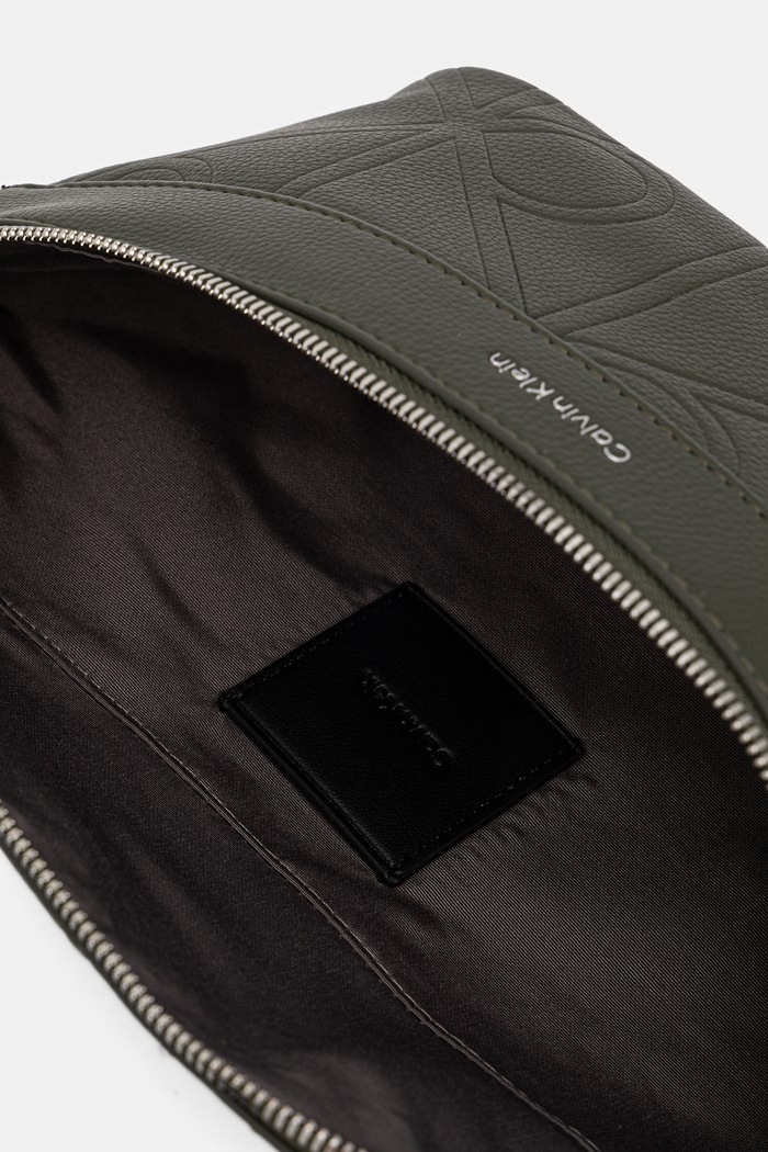 Calvin Klein ľadvinka pánska z imitácie kože zelená LV04D3332G