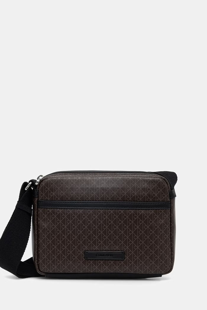 Calvin Klein vrecko pánske hnedá LV04D3314G