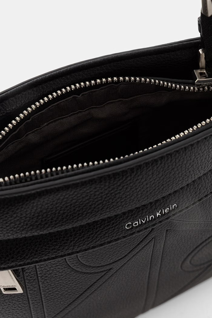 Calvin Klein vrecko pánske z imitácie kože LV04D3370G čierna
