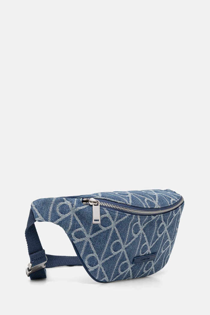 Calvin Klein ľadvinka pánska rifľová LV04D3430G modrá SS26