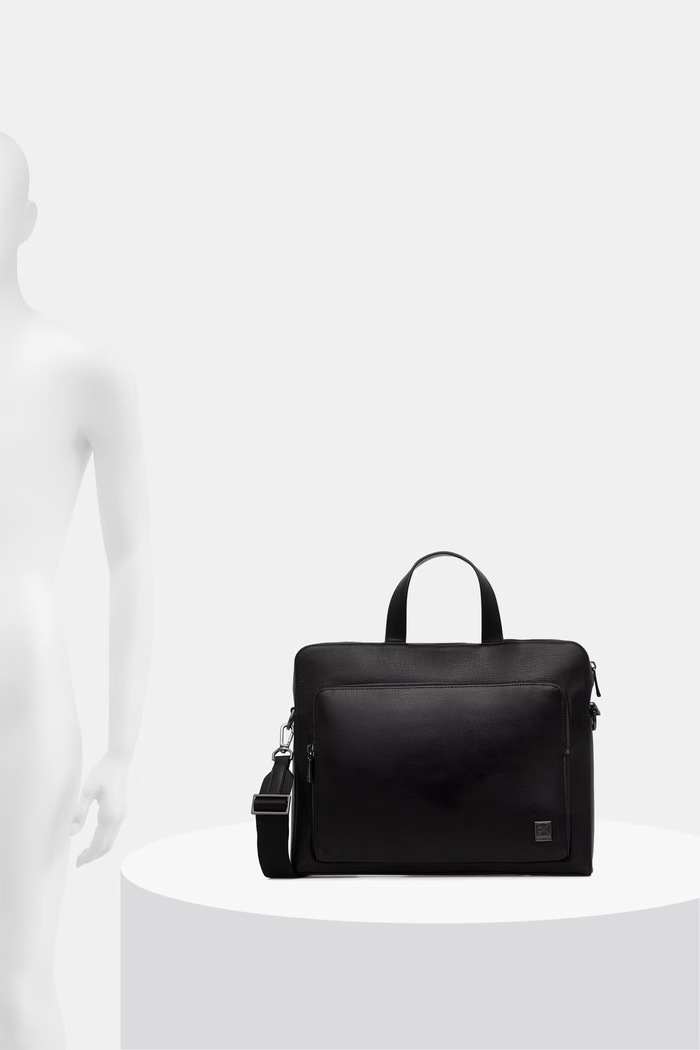 Calvin Klein aktovka pánska z imitácie kože LV04D3290G