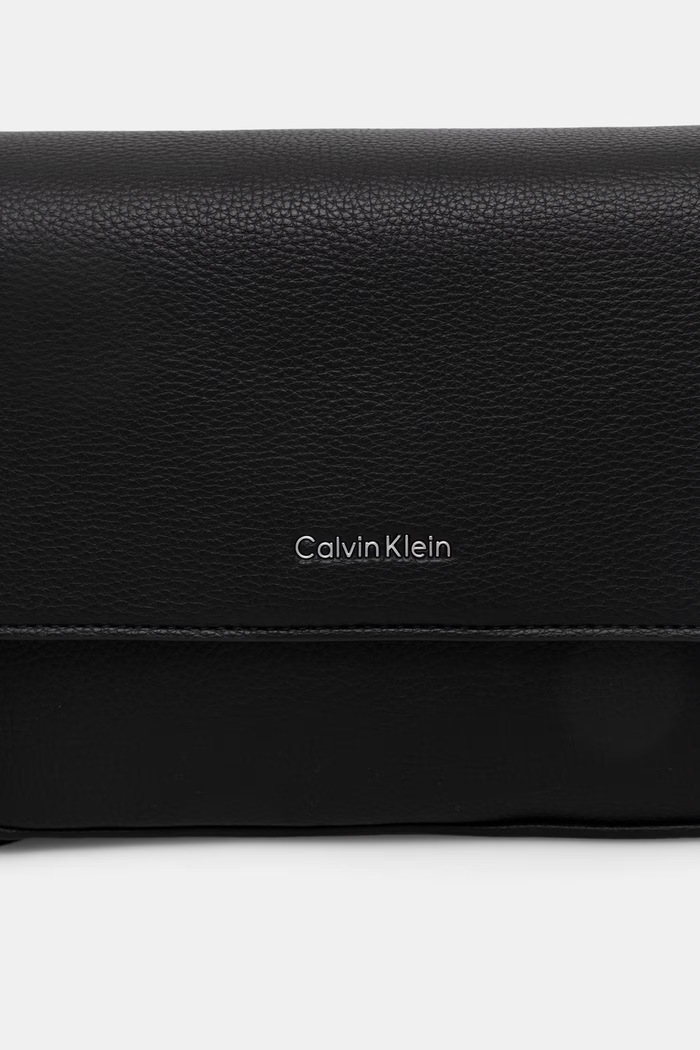 Calvin Klein vrecko dámske z imitácie kože čierna LV04D3327G